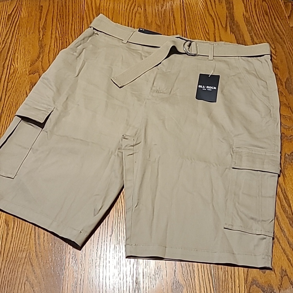 Blu Rock NWT Kakhi Cargo Shirts - Men's 42